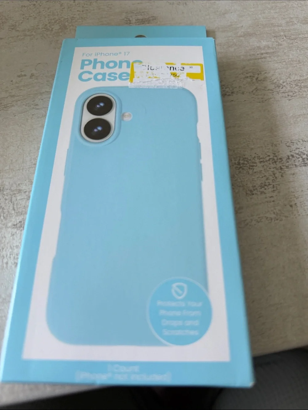 Light Blue iPhone 17 Phone Case - Compatible Silicone Cover